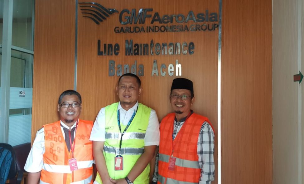 SMKN Penerbangan Aceh Tingkatkan Kerjasama dengan GMF AeroAsia Tbk